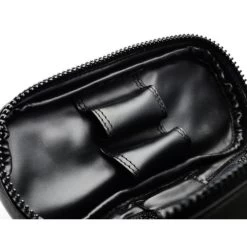 Peterson - Pipe Travel Bag - Black Leather (132) -Smoking Accessories And Cigarettes 132 2 48256.1492779709.1280.1280