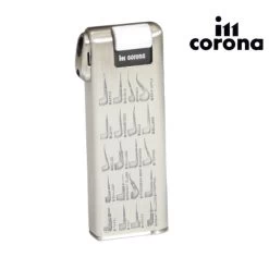 IM Corona - Pipemaster - Chrome Pipe Motif - Pipe Lighter (33-7415)