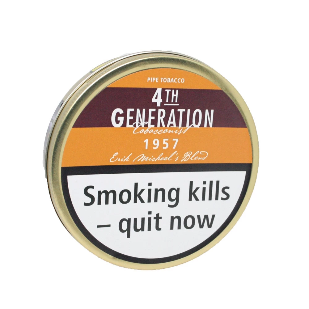 Erik Stokkebye - 4th Generation 1957 Pipe Tobacco - 50g Tin 3 Erik Stokkebye - 4th Generation 1957 Pipe Tobacco - 50g Tin