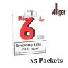 Villiger - Rio 6 Pressed Cigars - 5 Packets Of 5 (25 Cigars In Total) -Smoking Accessories And Cigarettes 5 packets of rio 6 25093.1603389293.1280.1280