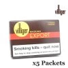 Villiger - Export Maduro Pressed - 5 Packets Of 5 (25 Cigars In Total) -Smoking Accessories And Cigarettes 5 packets villiger maduro cigars 9 uk cheap 73243.1603382437.1280.1280