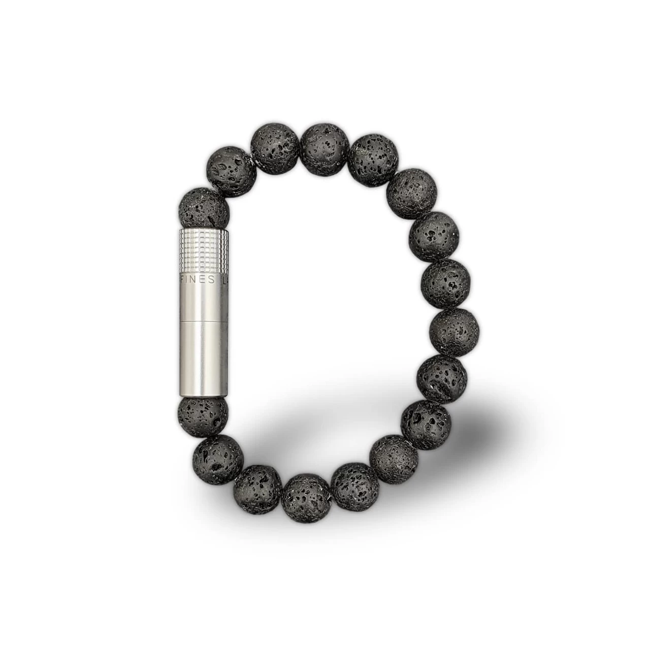 Les Fines Lames - Punch Bracelet - Lava Stone 10mm 3 Les Fines Lames - Punch Bracelet - Lava Stone 10mm
