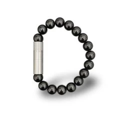 Les Fines Lames - Punch Bracelet - Black Onyx 10mm