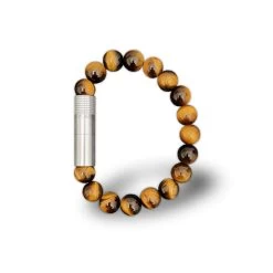 Les Fines Lames - Punch Bracelet - Tiger Eye 10mm