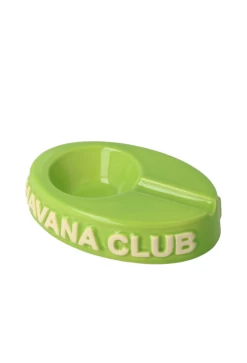 Havana Club Collection Lime Green Cigar Ashtray El Chico Ceramic Ashtray