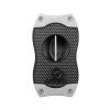 Colibri - V Cut Diamond - Black & Chrome - Cigar Cutter