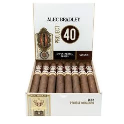 Alec Bradley - Project 40 Maduro - Robusto 05.50 - Box Of 24 Cigars