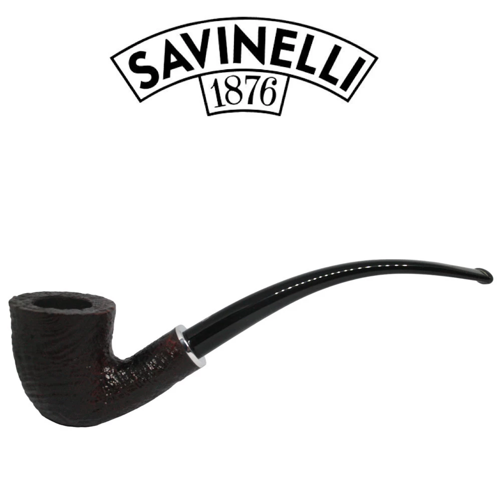 Savinelli - Armonia Sandblast -Bent 6mm Filter - 101/250 Pipe 3 Savinelli - Armonia Sandblast -Bent 6mm Filter - 101/250 Pipe