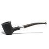 Ashton - Brindle - XX - Silver Band - Semi Bent Dublin Pipe