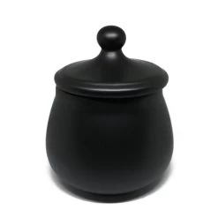 Chacom - Black Ceramic Tobacco Jar - Medium