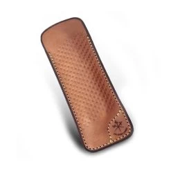 Les Fines Lames - Le Petit Leather Cigar Cutter Case - Racing Vintage Brown