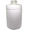 Chacom - Cream Ceramic Tobacco Jar - Large (with Pipe Rest) -Smoking Accessories And Cigarettes cream jar 1 80116.1507143371.1280.1280