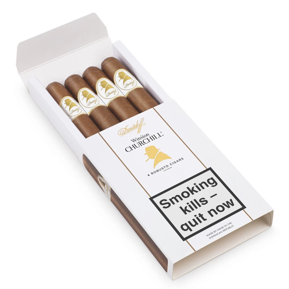 Davidoff - Winston Churchill - The Statesman Robusto - Pack Of 4 Cigars 3 Davidoff - Winston Churchill - The Statesman Robusto - Pack Of 4 Cigars