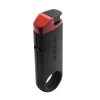 Dissim - Slim Inverted Torch Flame Pipe Lighter - Black Red -Smoking Accessories And Cigarettes dissim gold 68278 32814.1673536953.1280.1280