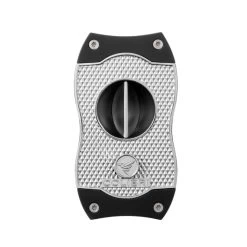 Colibri - V Cut Diamond - Chrome & Black - Cigar Cutter