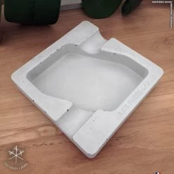 Les Fines Lames - Dyad Contrete Ashtray - Grey -Smoking Accessories And Cigarettes dyad concrete ashtray grey 5 94788.1618500666.1280.1280