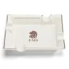 EMS - White Ceramic Ashtray 1 EMS - White Ceramic Ashtray -Smoking Accessories And Cigarettes ems uk cuban cigar ashtray 3 59362.1606416478.1280.1280