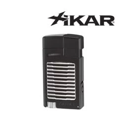 Xikar - Forte - Single Jet Lighter With Cigar Puncher - Black