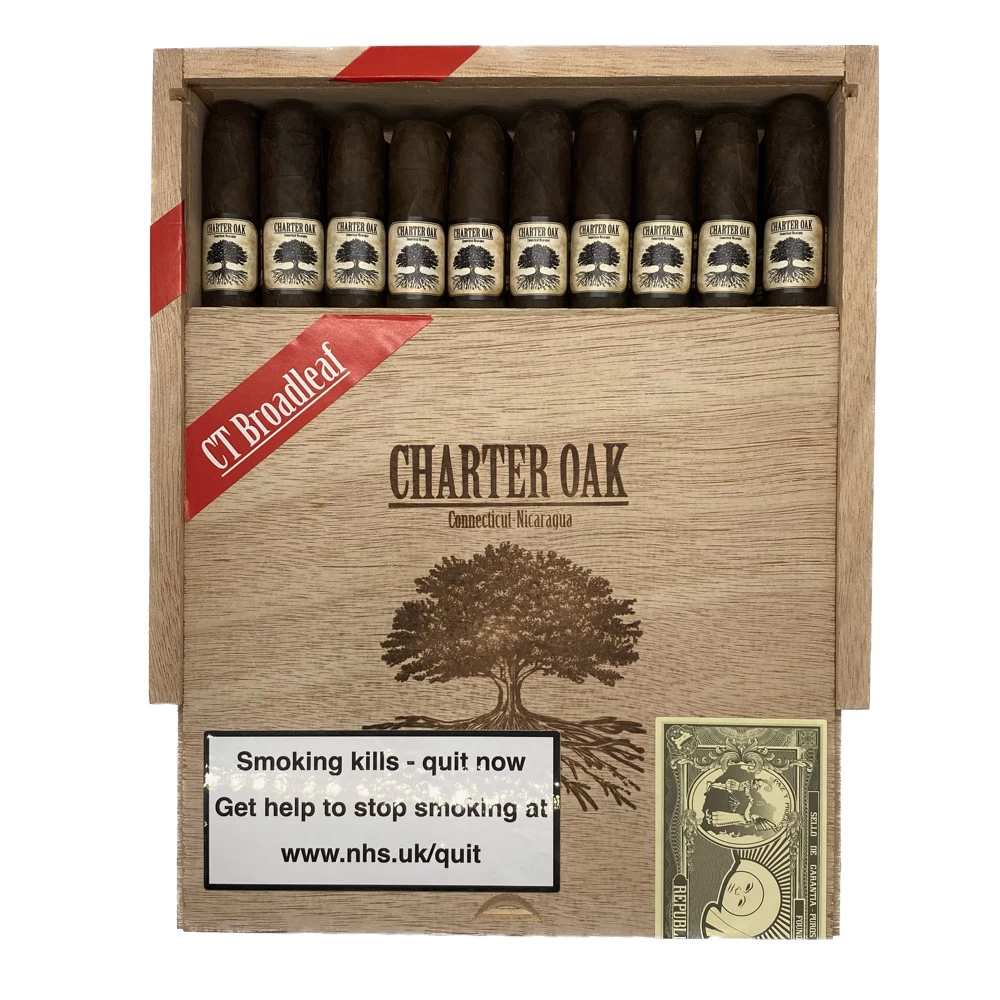 Foundation Cigars - Charter Oak Broadleaf - Lonsdale - Single Cigar 4 Foundation Cigars - Charter Oak Broadleaf - Lonsdale - Single Cigar - Image 2