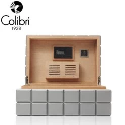 Colibri Heritage Humidor - 100 To 125 Cigar Capacity - Grey