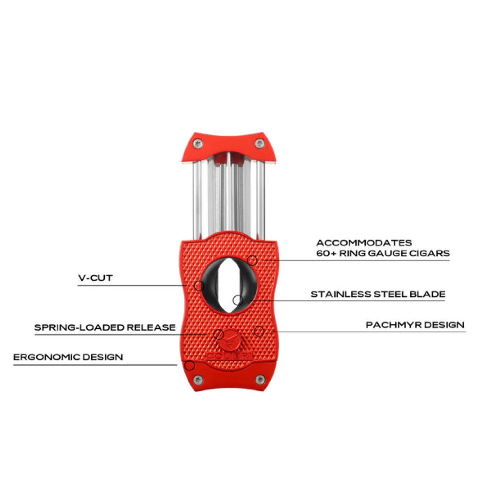 Colibri - V Cut Diamond - Blue Navy - Cigar Cutter 4 Colibri - V Cut Diamond - Blue Navy - Cigar Cutter - Image 2
