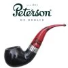 Peterson - Dracula XL02 - Black Smooth Red Stem Pipe -Smoking Accessories And Cigarettes jkdb 50746.1692970958.1280.1280