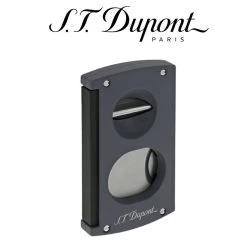 S.T. Dupont - Double Blade S & V Cigar Cutter - Matt Grey Graphite