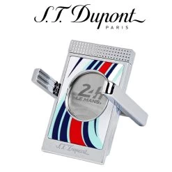 S.T. Dupont - Cigar Cutter & Stand - 24 Hours Of Le Mans - White & Chrome