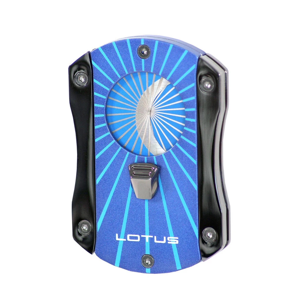 Lotus - Deception Cigar Cutter - Techni-Colour Blue Starburst 3 Lotus - Deception Cigar Cutter - Techni-Colour Blue Starburst