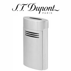 S.T. Dupont - MegaJet - Brushed Chrome - Tall Large Flat Jet Flame Lighter