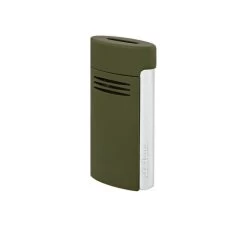 S.T. Dupont - MegaJet - Khaki - Tall Large Flat Jet Flame Lighter