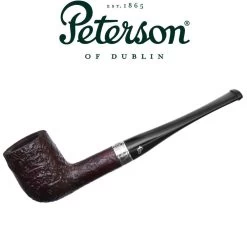 Peterson - Christmas Pipe 2023 - 15 - Silver Band Sandblast Pipe