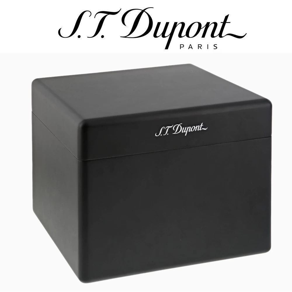 ST Dupont - Black Cube Cigar Humidor - Black 3 ST Dupont - Black Cube Cigar Humidor - Black