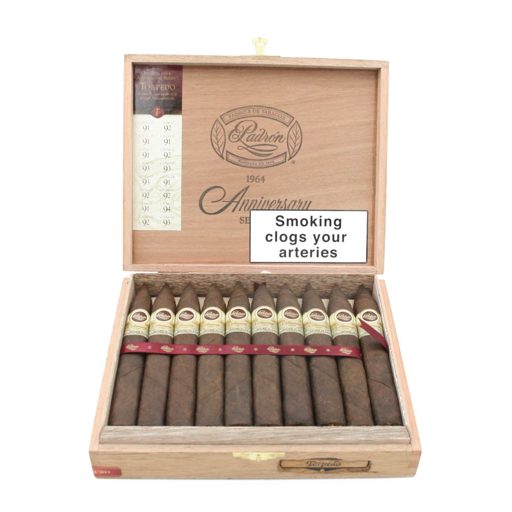 Padron - 1964 Anniversary - Maduro Torpedo - Box Of 20 Cigars 3 Padron - 1964 Anniversary - Maduro Torpedo - Box Of 20 Cigars