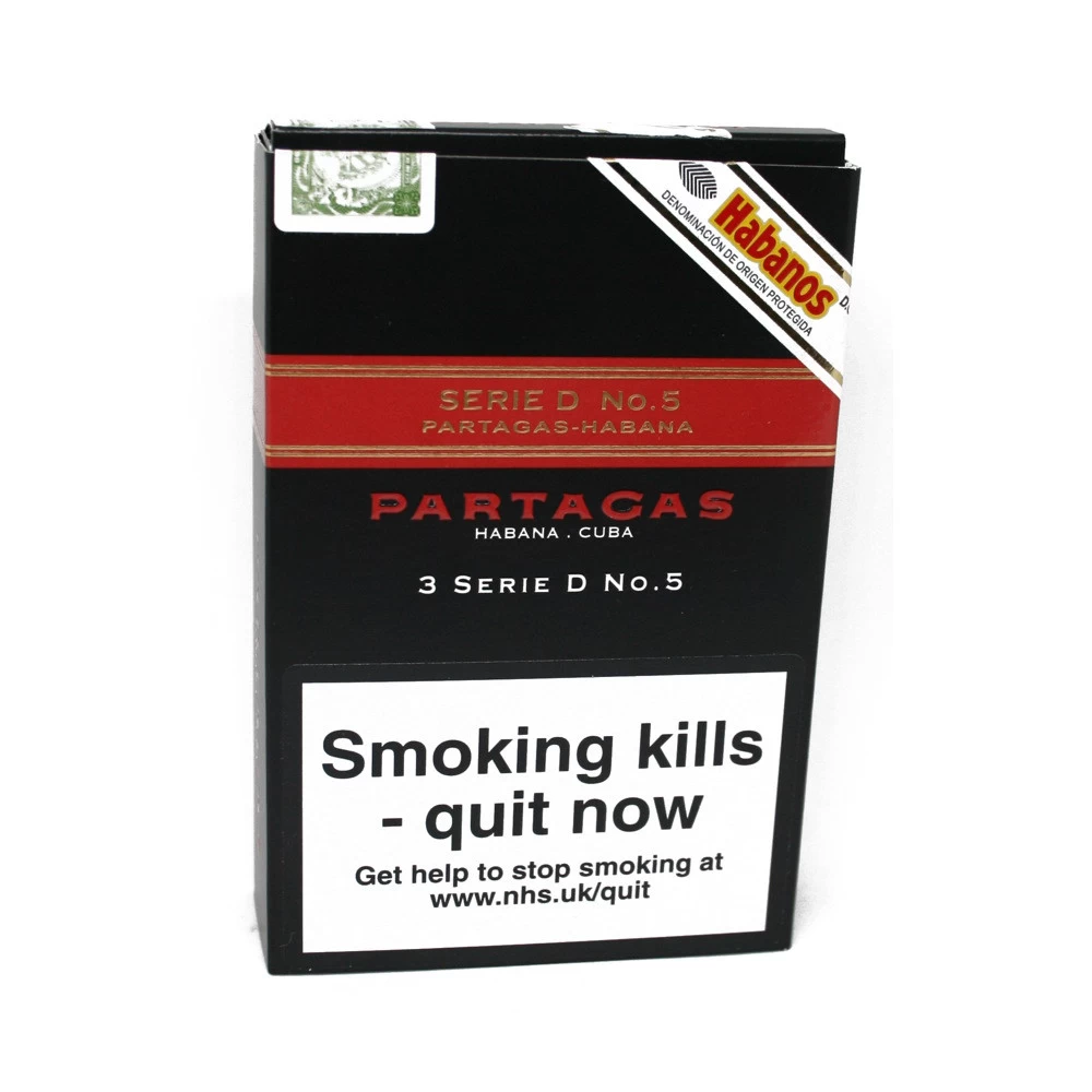 Partagas - Serie D No5 - Tubed - Pack Of 3 - Image 4