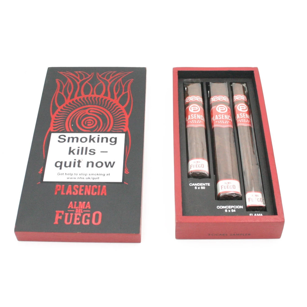 Plasencia - Alma Del Fuego - Three Cigar Sampler 3 Plasencia - Alma Del Fuego - Three Cigar Sampler