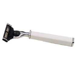 Artamis - White Mach 3 Razor - Square Handle