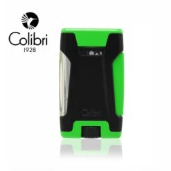 Colibri - Rebel - Double Jet Flame Lighter - Black & Green
