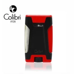 Colibri - Rebel - Double Jet Flame Lighter - Black & Red