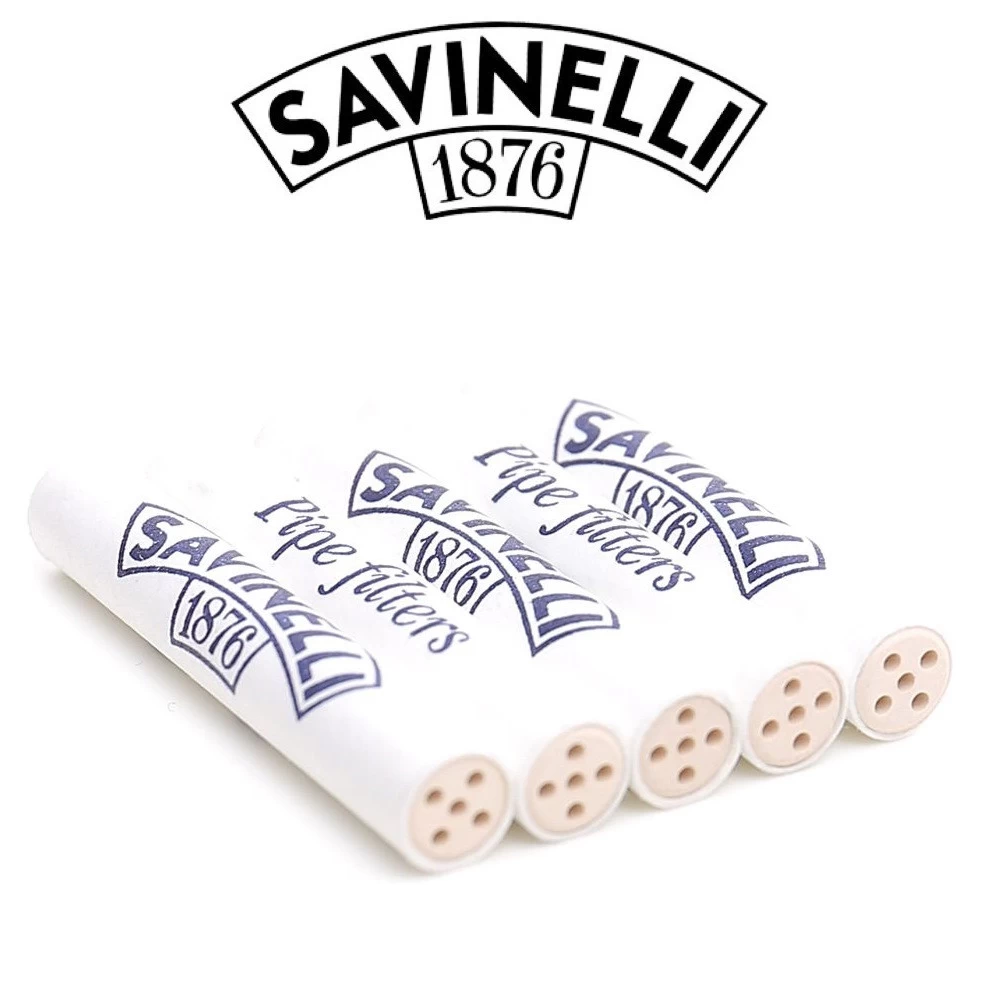 Savinelli - Pipe Filters 6mm (Tin Of 100) - Image 2