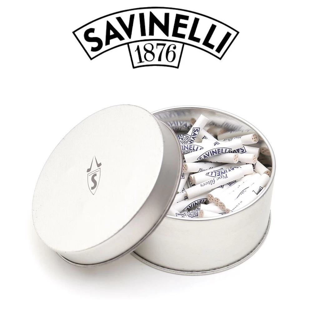 Savinelli - Pipe Filters 6mm (Tin Of 100)