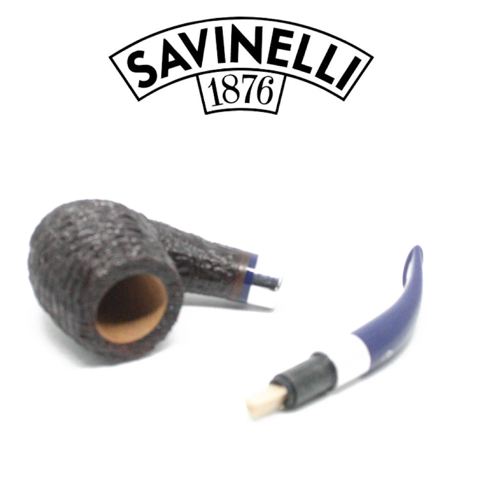 Savinelli - Eleganza 606 - Brownblast - 6mm Filter Pipe 4 Savinelli - Eleganza 606 - Brownblast - 6mm Filter Pipe - Image 2