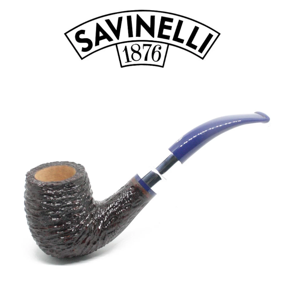 Savinelli - Eleganza 606 - Brownblast - 6mm Filter Pipe 3 Savinelli - Eleganza 606 - Brownblast - 6mm Filter Pipe