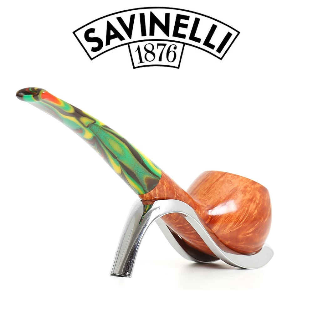 Savinelli - Gianduja - Smooth Natural 315 - 6mm Filter Pipe 4 Savinelli - Gianduja - Smooth Natural 315 - 6mm Filter Pipe - Image 2