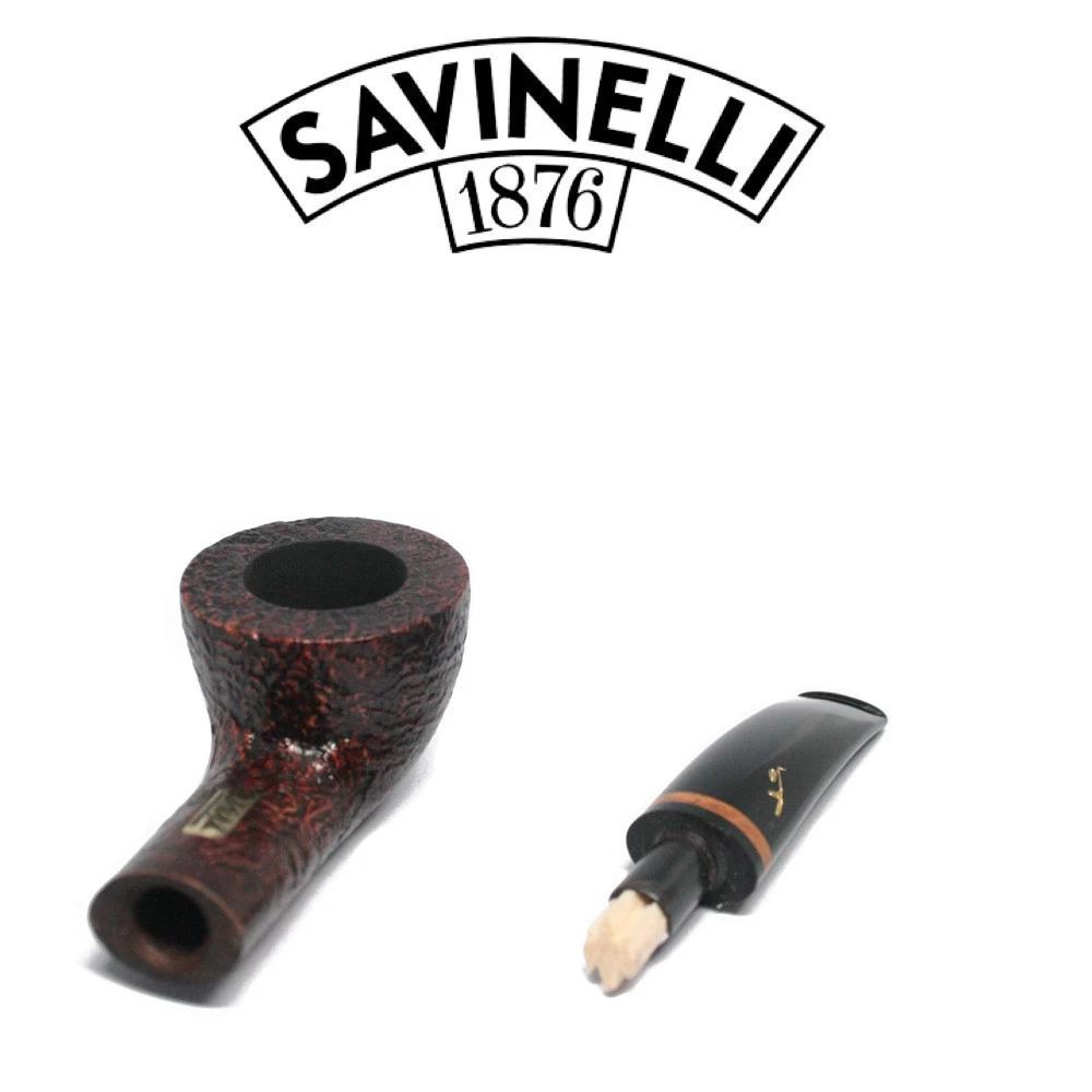 Savinelli - Collection Sandblast Black 2021 - 9mm 4 Savinelli - Collection Sandblast Black 2021 - 9mm - Image 2