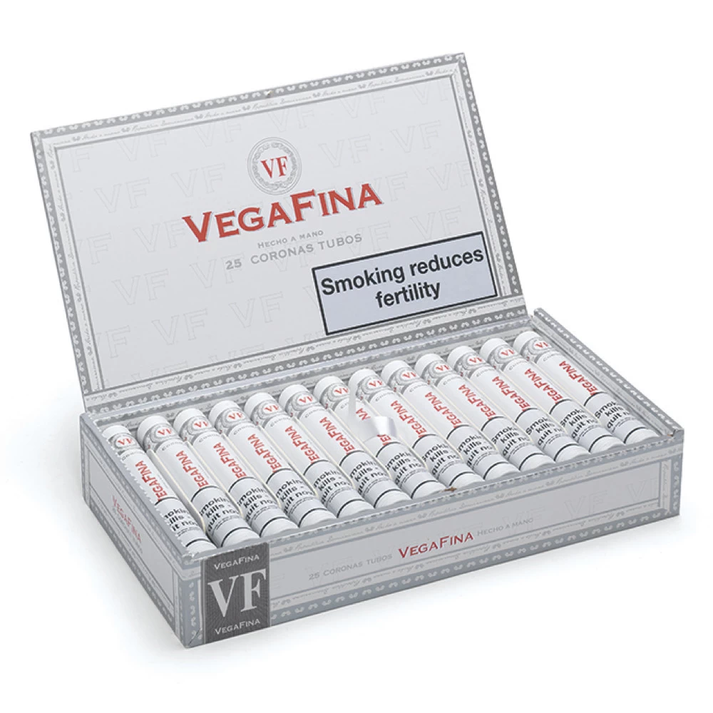 Vega Fina- Classic - Corona - Box Of 25 Tubed Cigars 3 Vega Fina- Classic - Corona - Box Of 25 Tubed Cigars