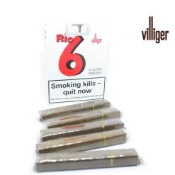 Villiger - Rio 6 Pressed Cigars - 5 Packets Of 5 (25 Cigars In Total) -Smoking Accessories And Cigarettes villiger rio 6 cigars pack of 5 cigar uk 2 95162.1603389293.1280.1280